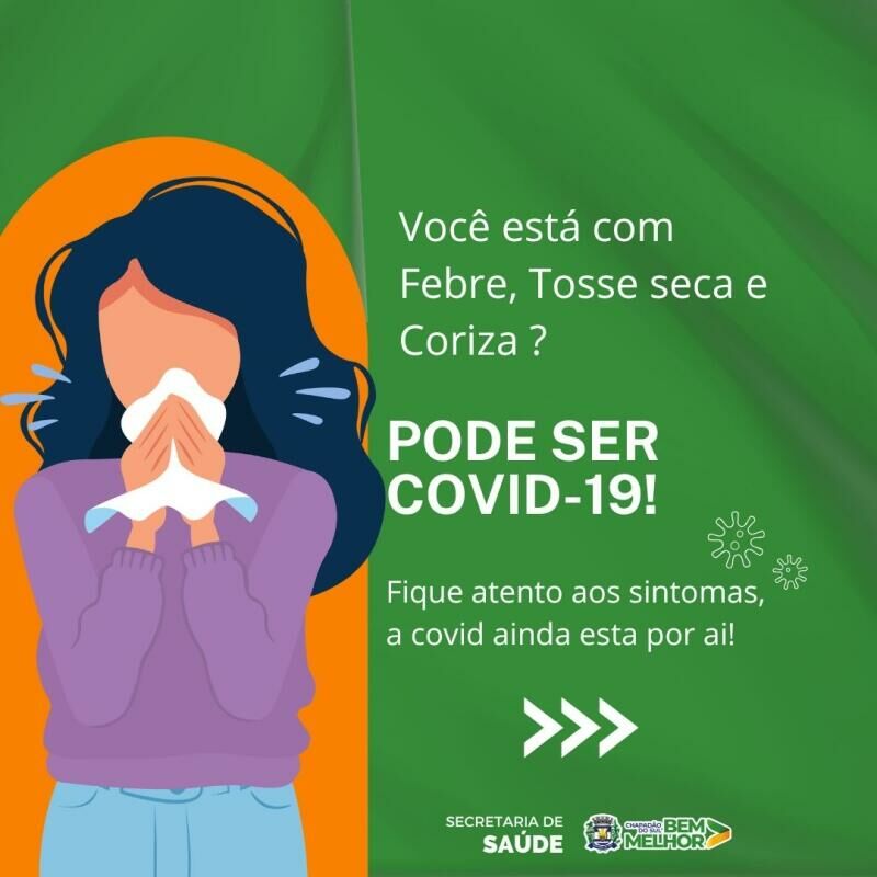 Imagem de compartilhamento para o artigo Prefeitura de Chapadão do Sul faz alerta sobre cuidados com o Covid-19; Mantenha a vacinação em dia da MS Todo dia